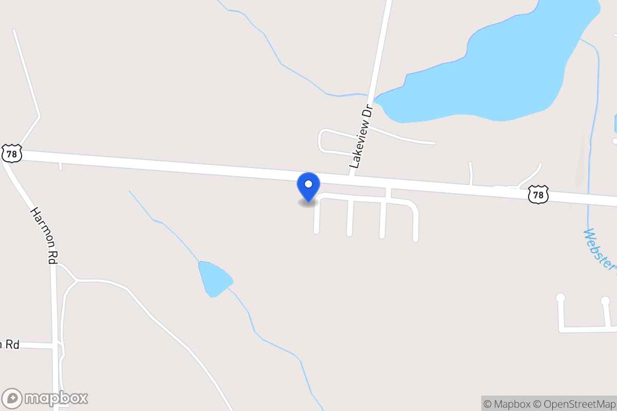 Map of 401 Bedrock Pl