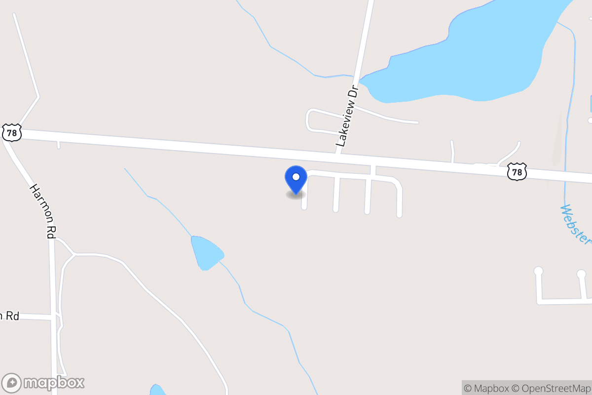 Map of 409 Bedrock Pl