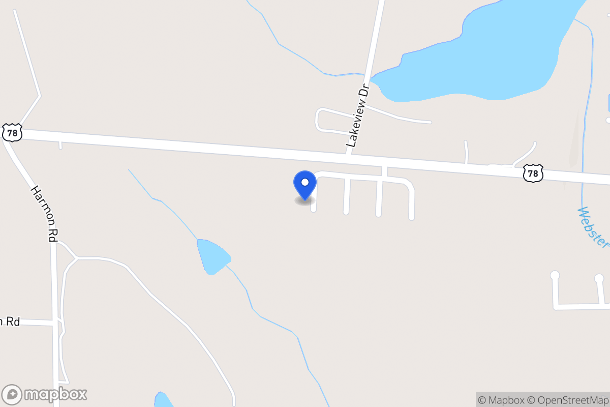 Map of 411 Bedrock Pl