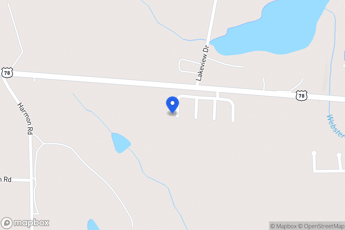 Map of 413 Bedrock Pl