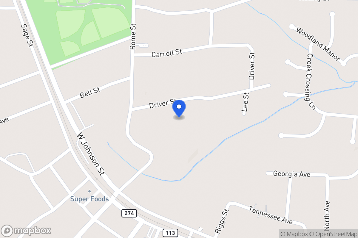 Map of 103 Driver St