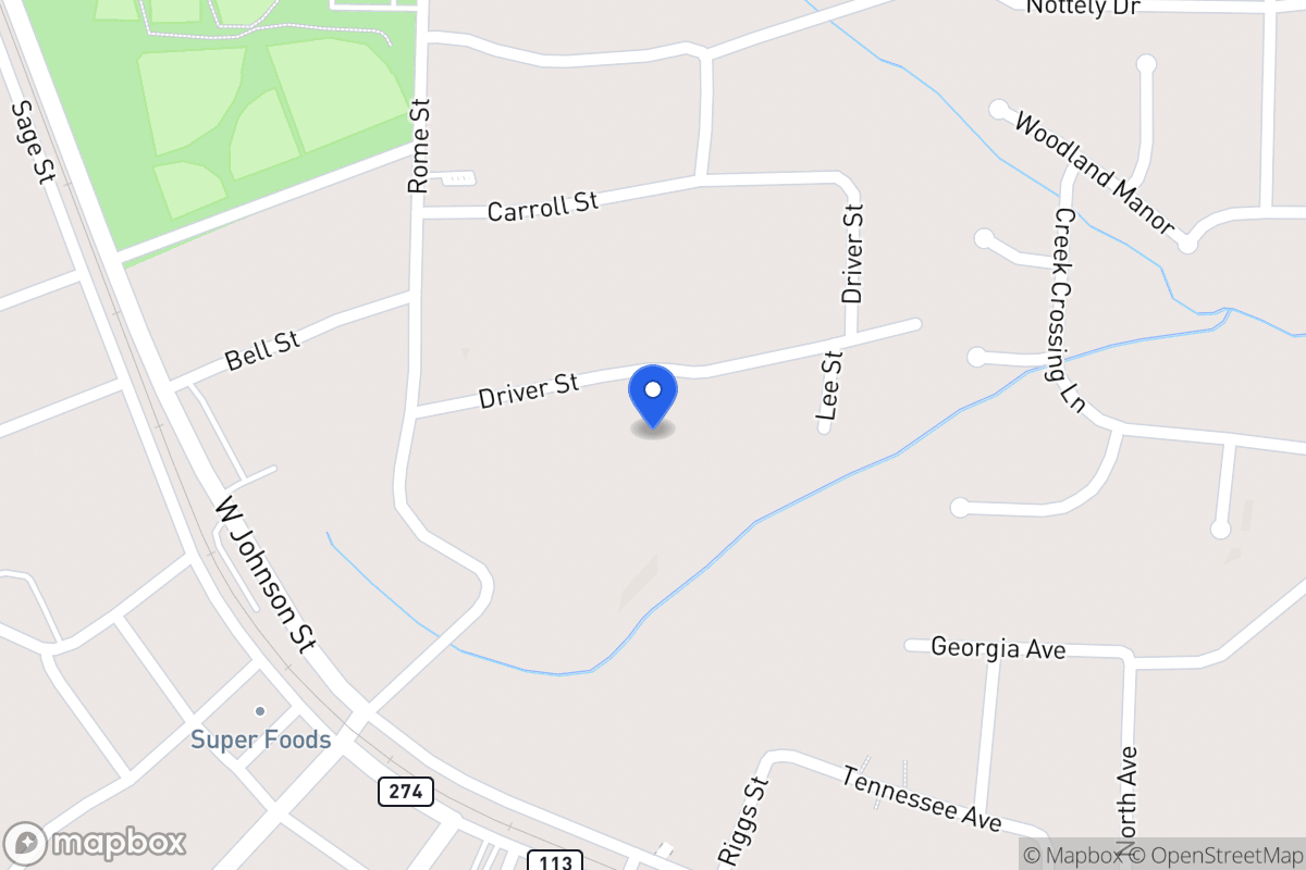 Map of 91 Driver St