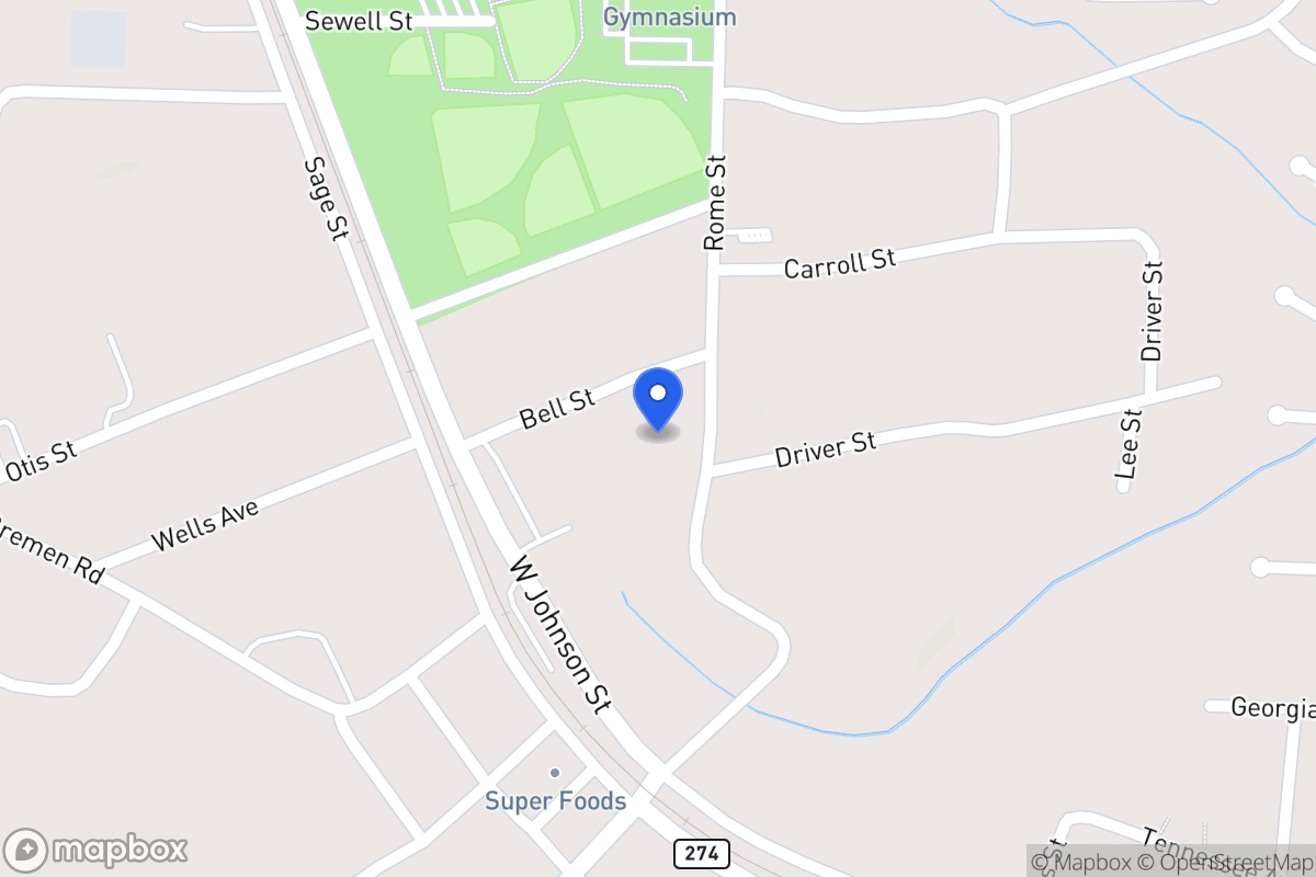 Map of 136 Rome St