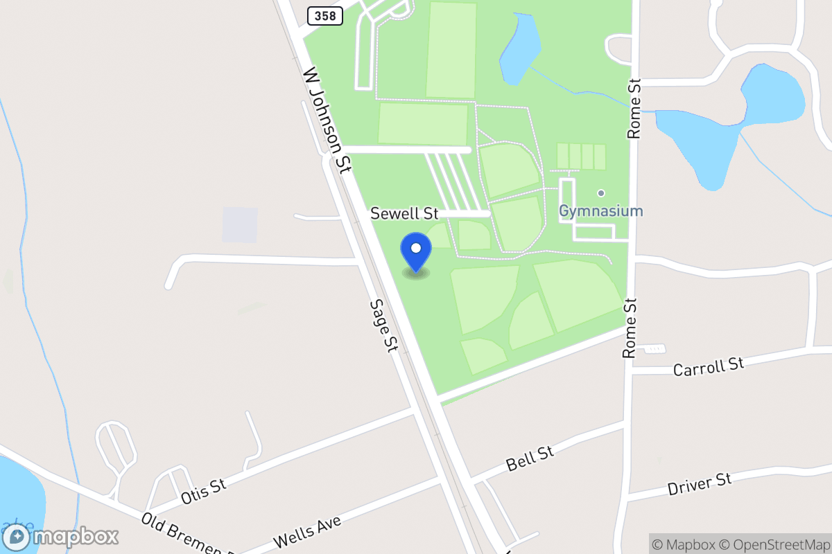 Map of 215 W Johnson St