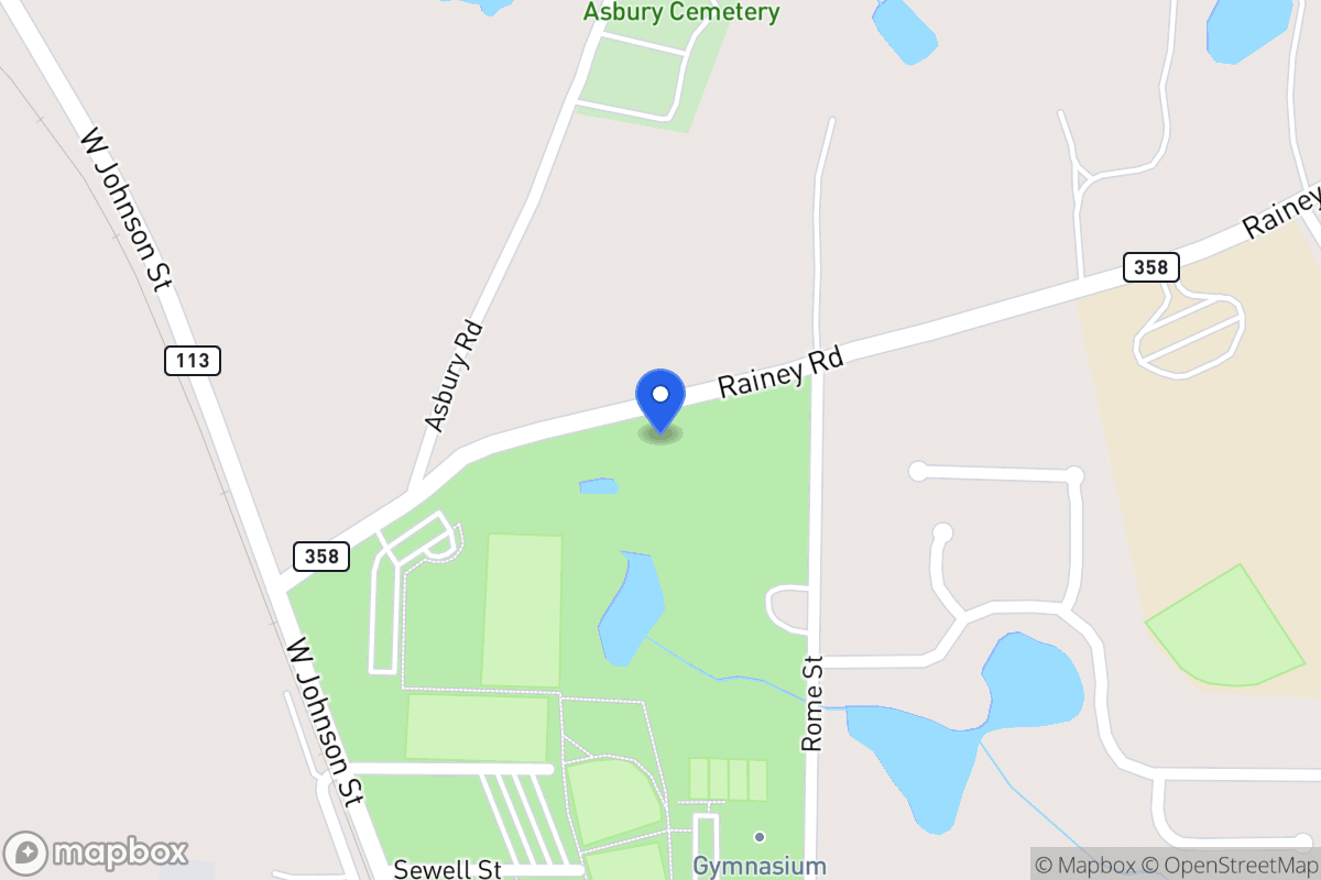 Map of 117 Rainey Rd