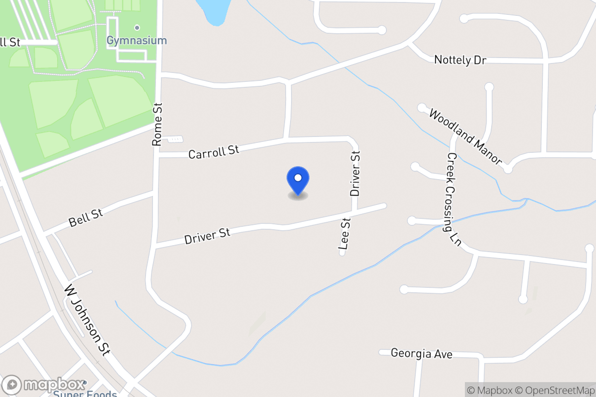 Map of 92 Driver St