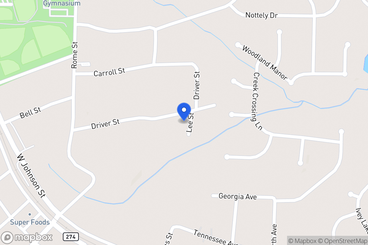 Map of 115 Driver St