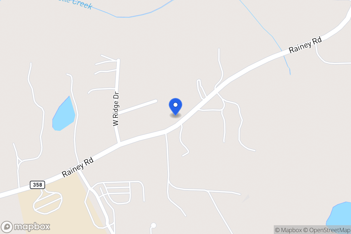 Map of 452 Rainey Rd