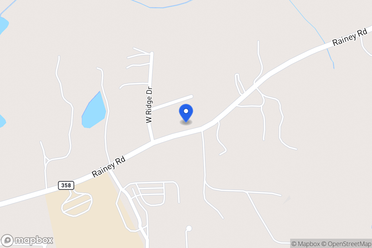 Map of 414 Rainey Rd