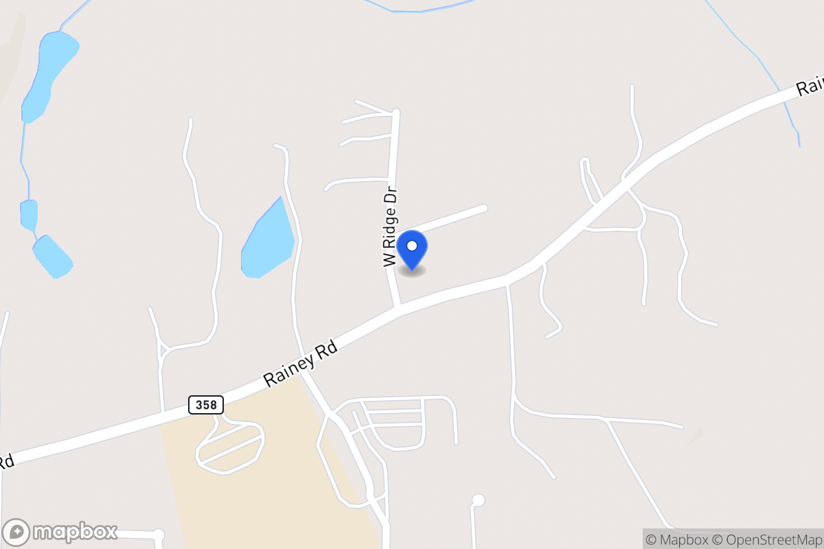 Map of 394 Rainey Rd