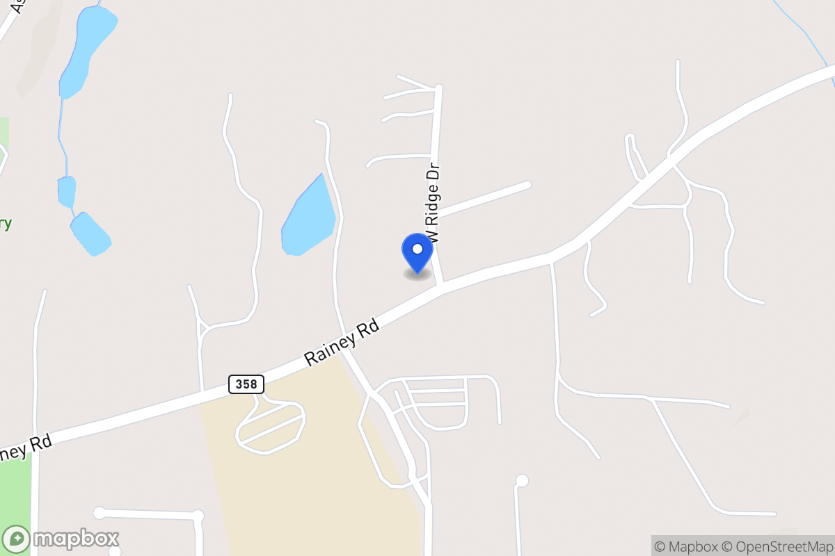 Map of 374 Rainey Rd