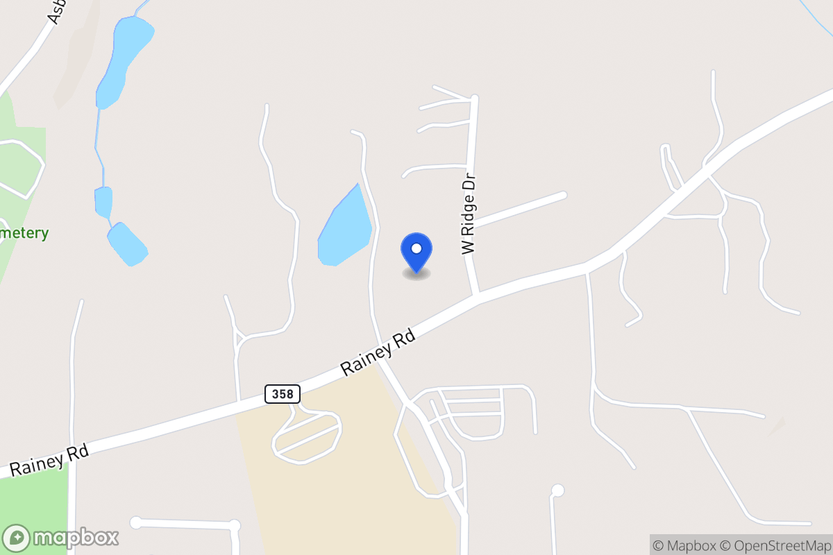 Map of 358 Rainey Rd