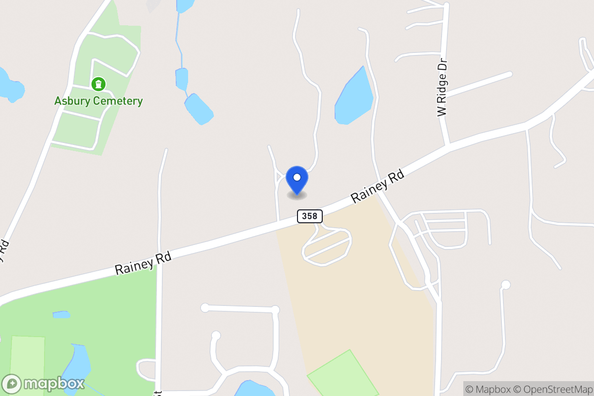 Map of 262 Rainey Rd