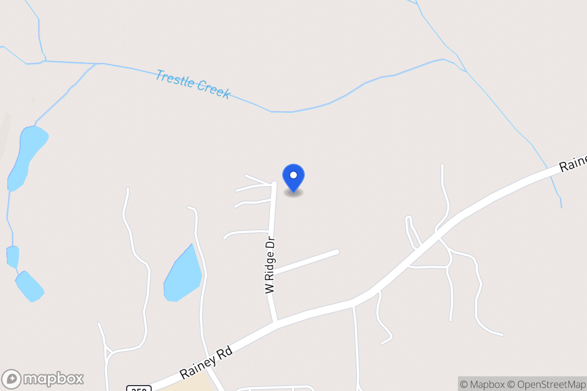 Map of 85 W Ridge Dr