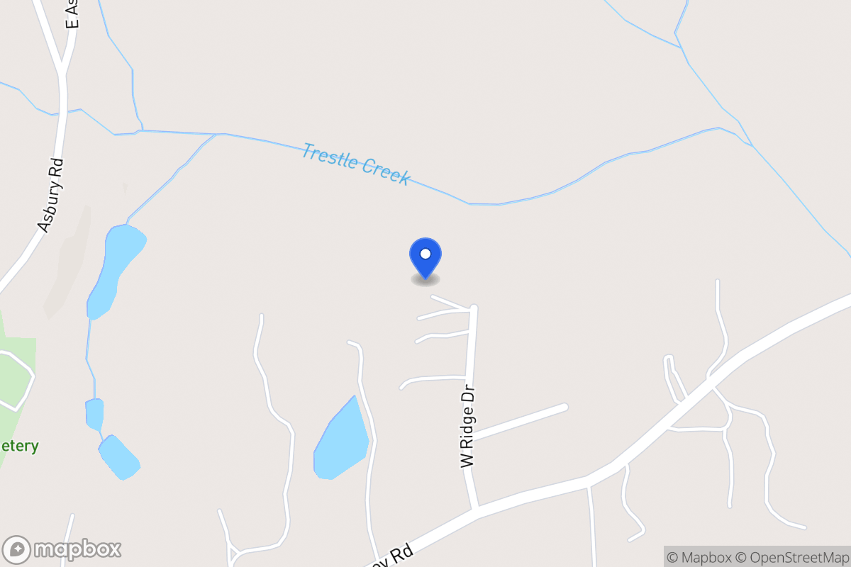 Map of 110 W Ridge Dr