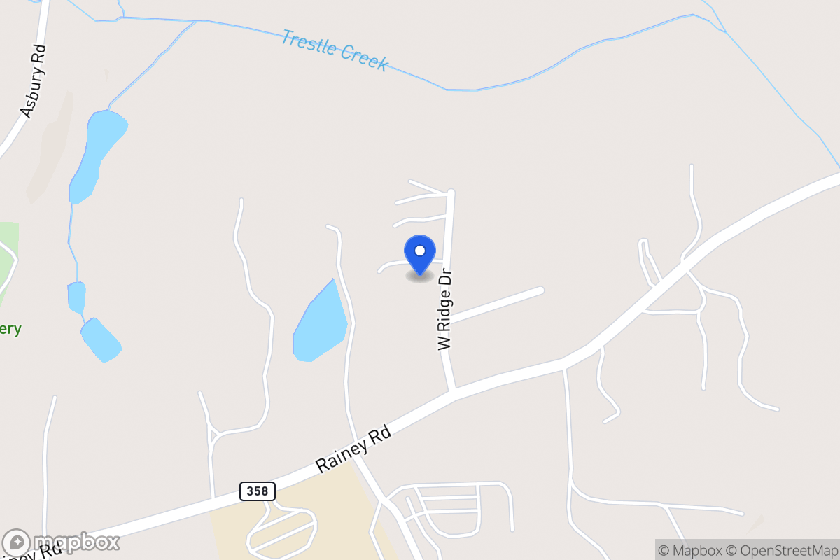 Map of 50 W Ridge Dr