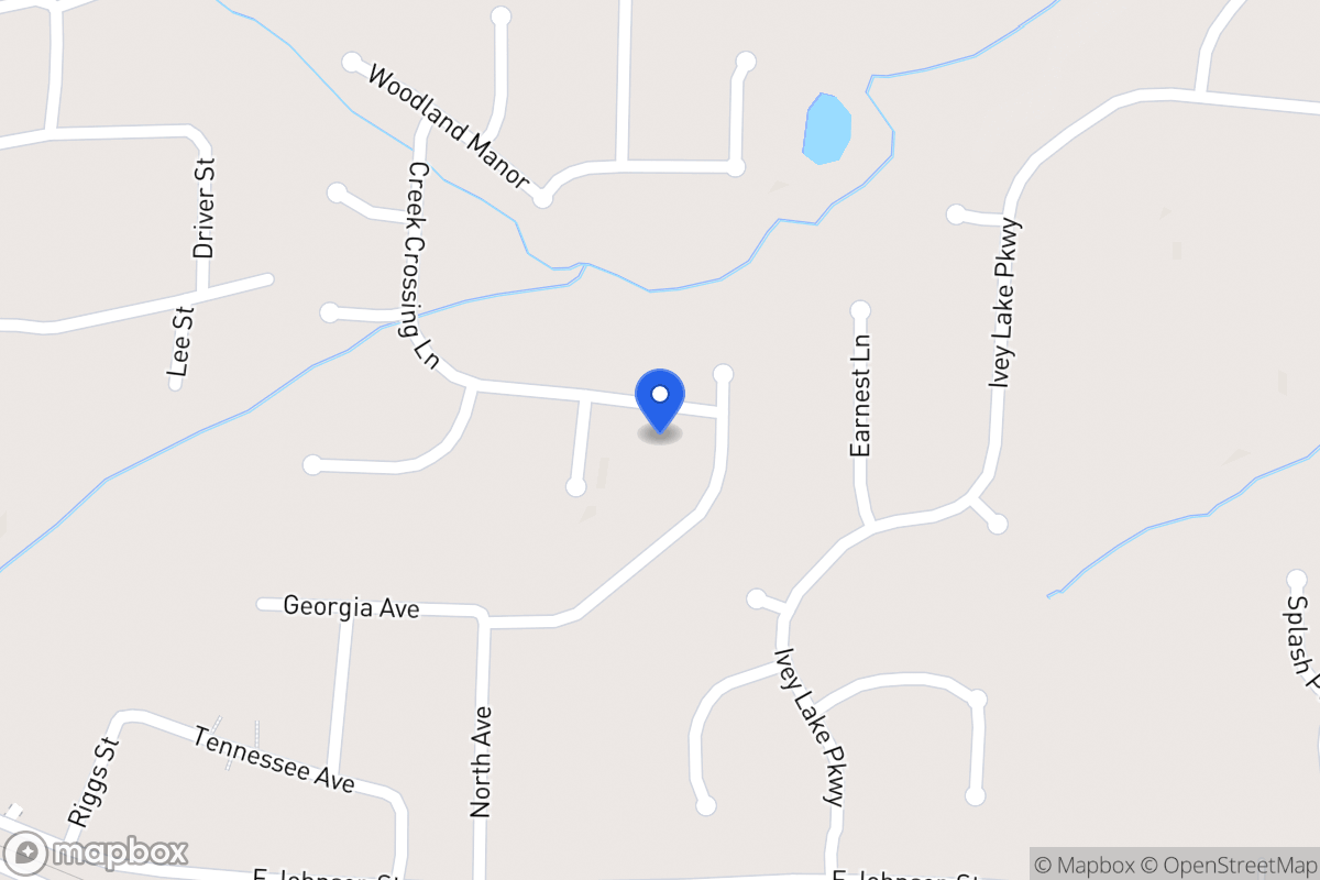Map of 106 Creek Crossing Ln