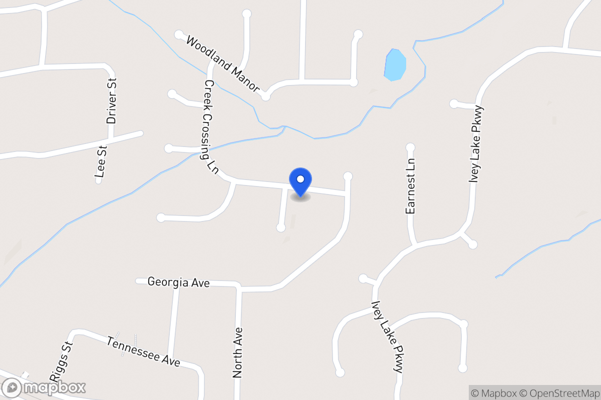 Map of 102 Woodside Ct