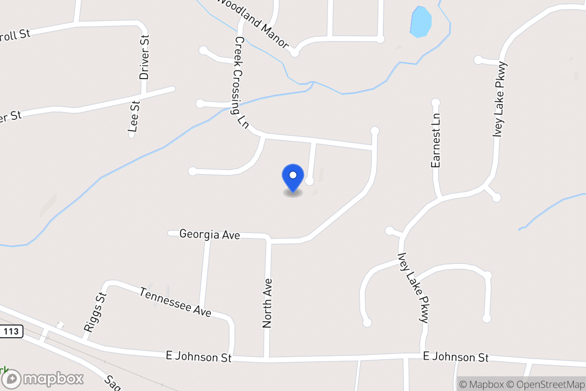 Map of 111 Woodside Ct