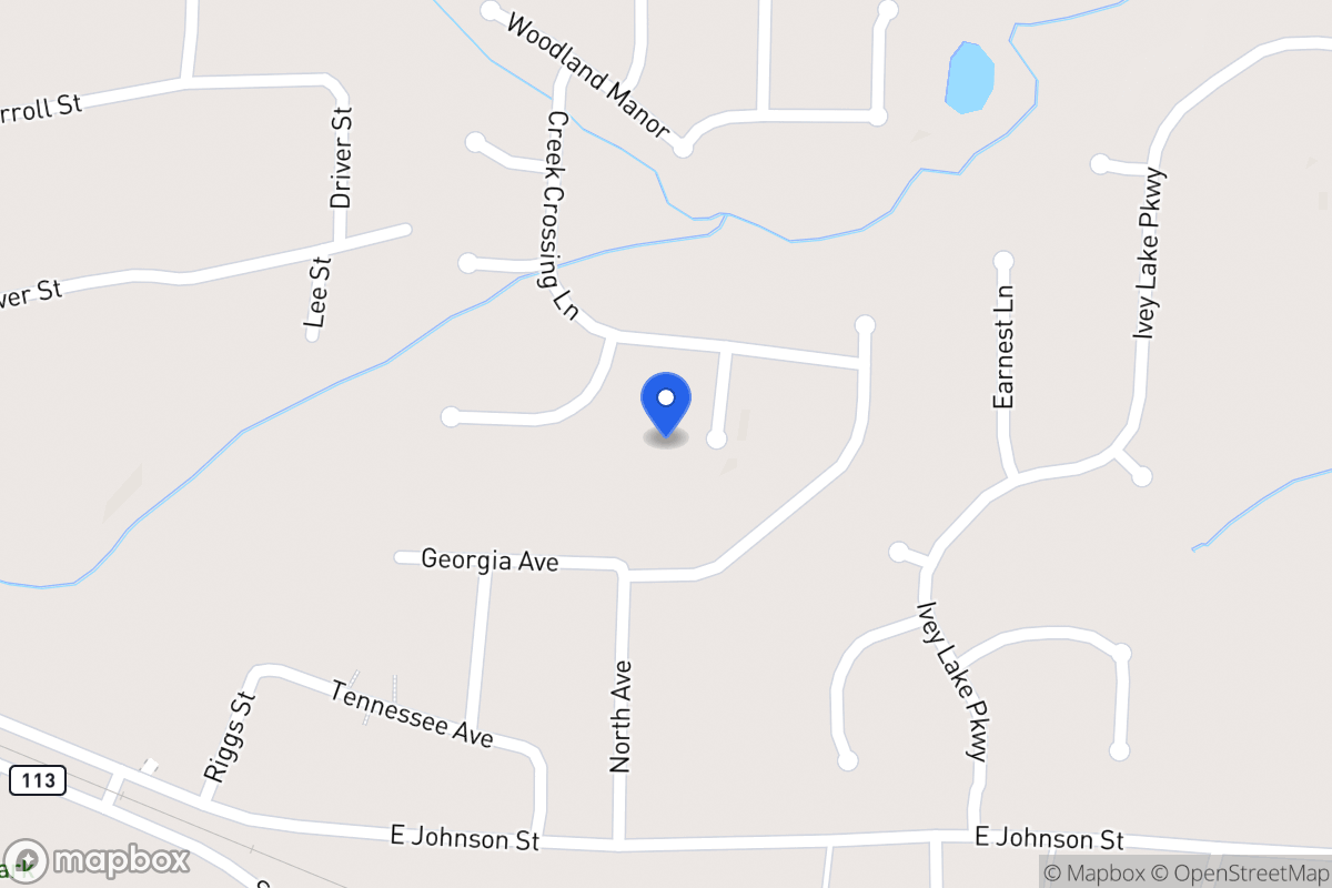 Map of 107 Woodside Ct