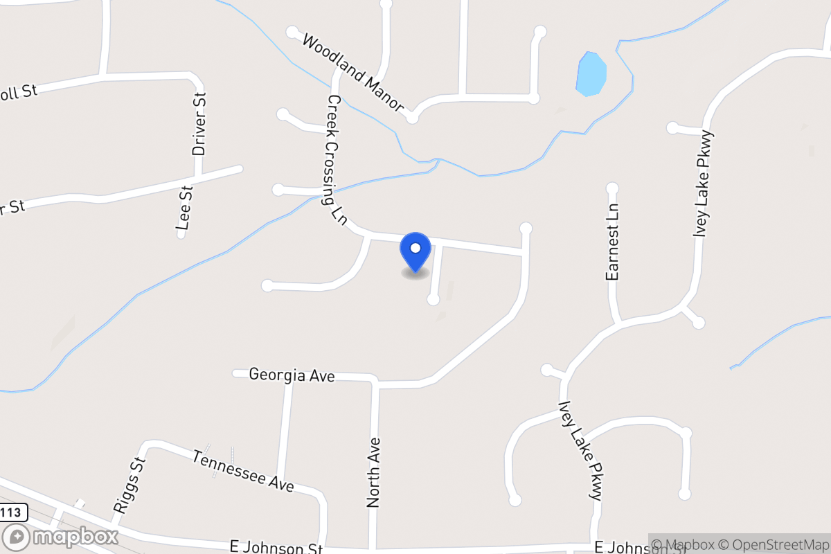 Map of 103 Woodside Ct
