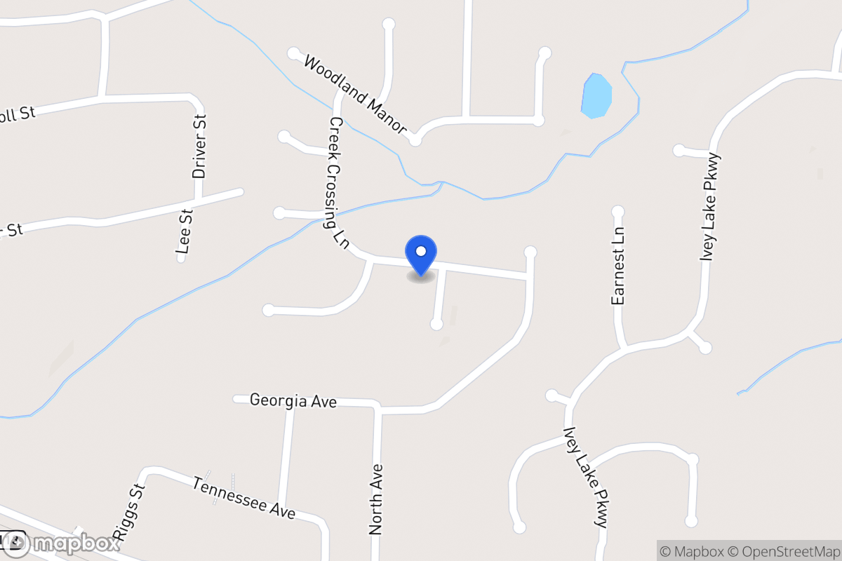 Map of 122 Creek Crossing Ln