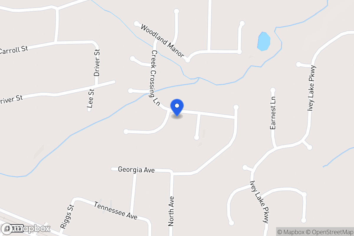 Map of 126 Creek Crossing Ln