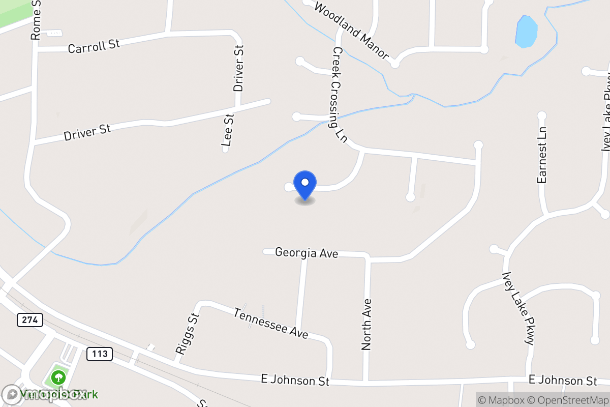 Map of 116 Arborwood Way