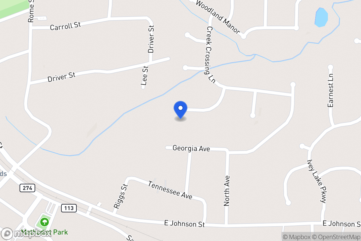 Map of 118 Arborwood Way