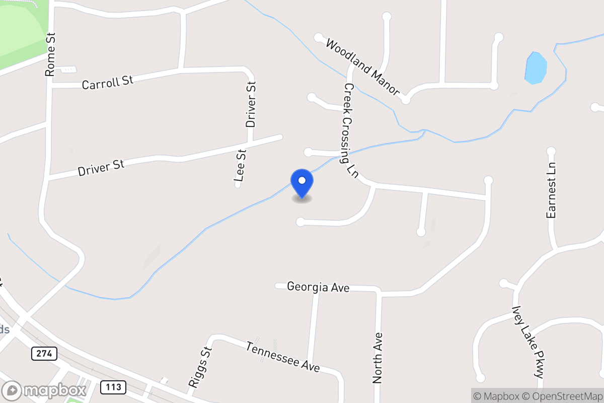 Map of 117 Arborwood Way