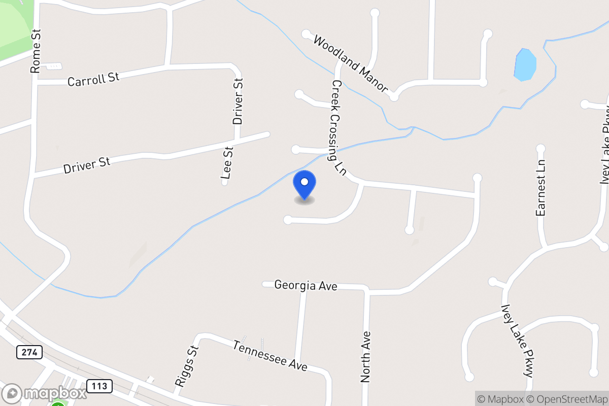 Map of 115 Arborwood Way