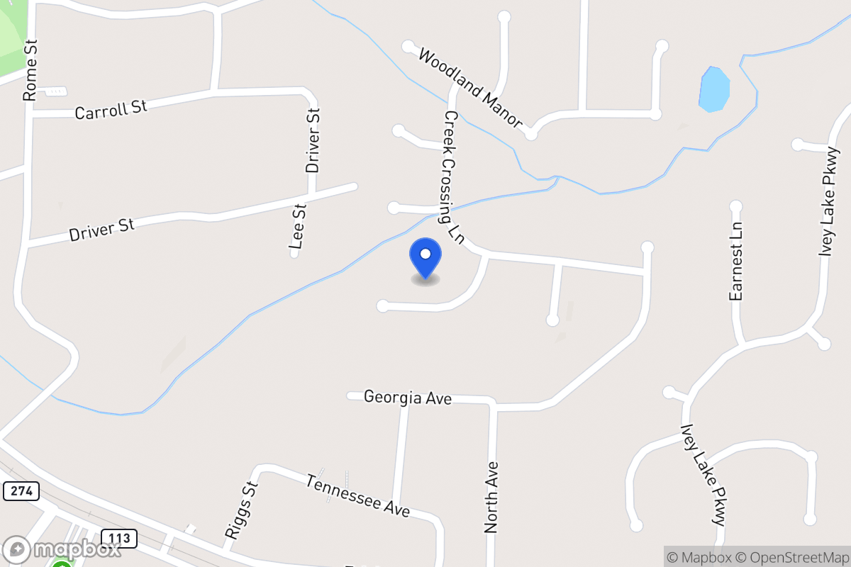 Map of 113 Arborwood Way