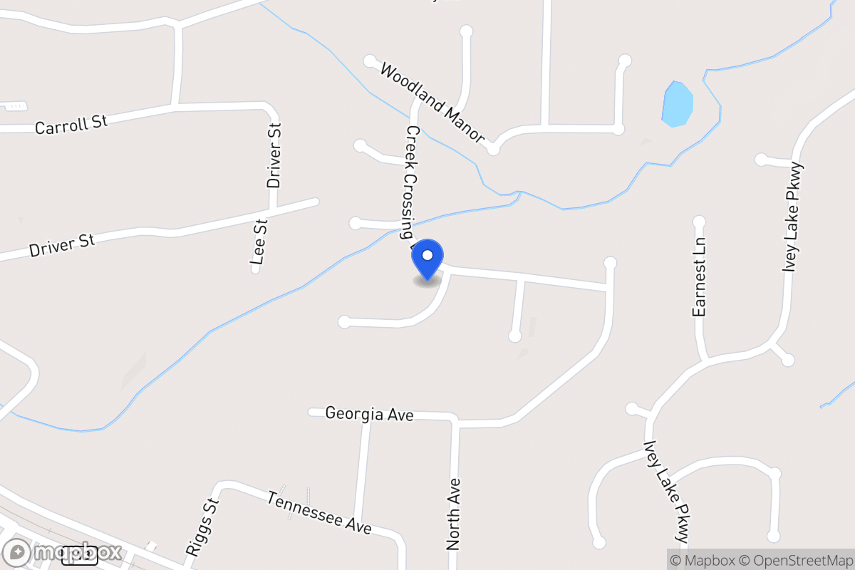 Map of 136 Creek Crossing Ln