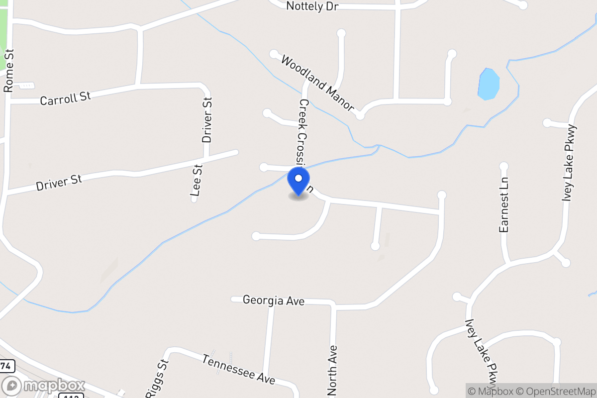 Map of 138 Creek Crossing Ln