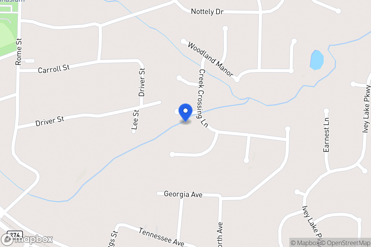 Map of 102 Streambank Ct
