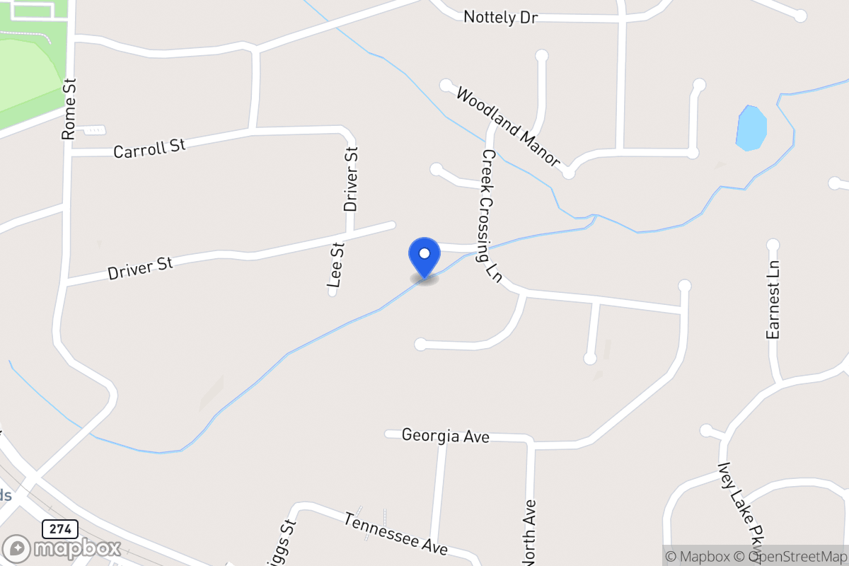 Map of 104 Streambank Ct
