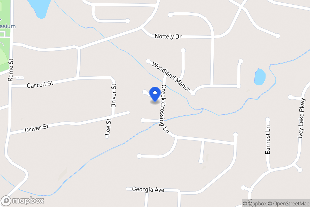 Map of 152 Creek Crossing Ln