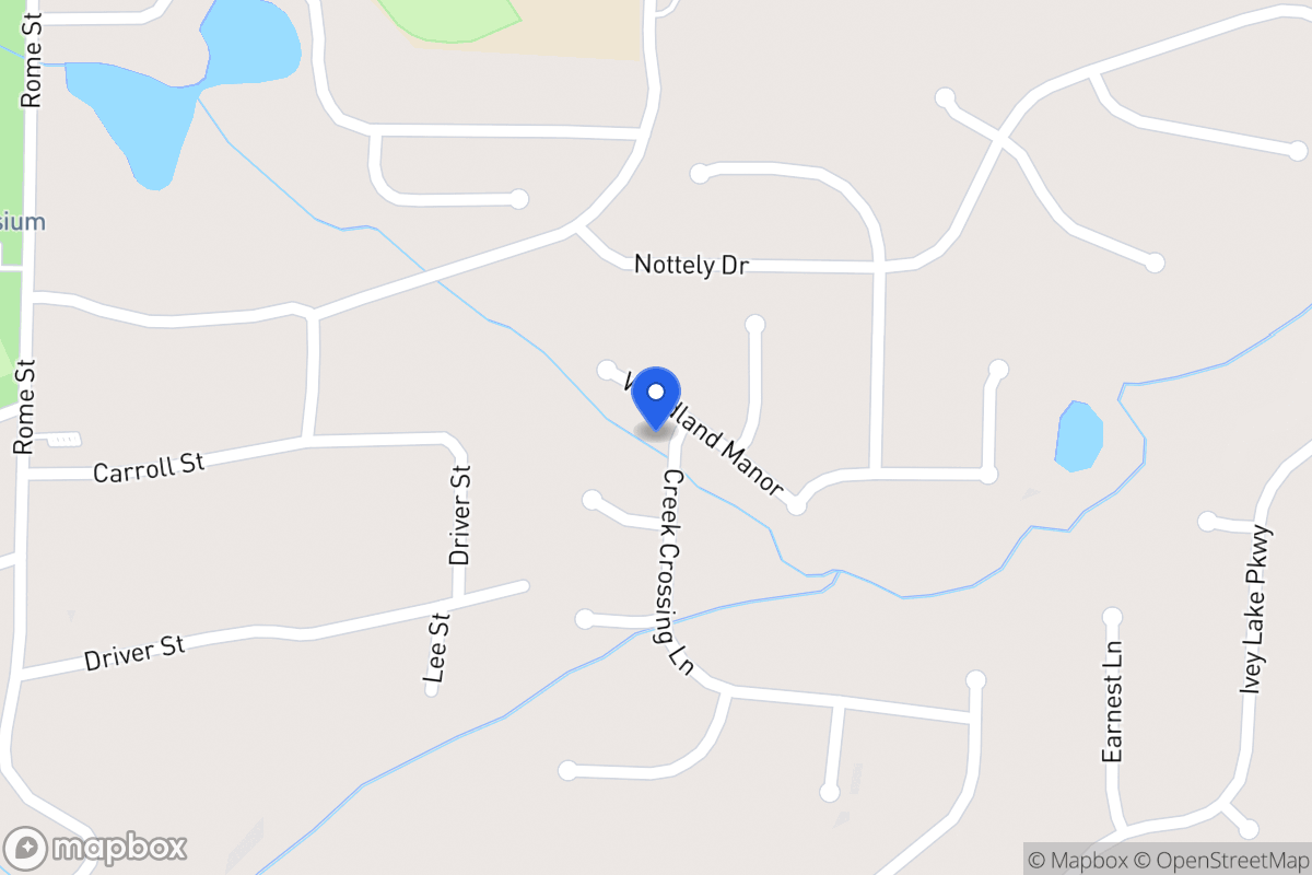 Map of 118 E Woodland Mnr