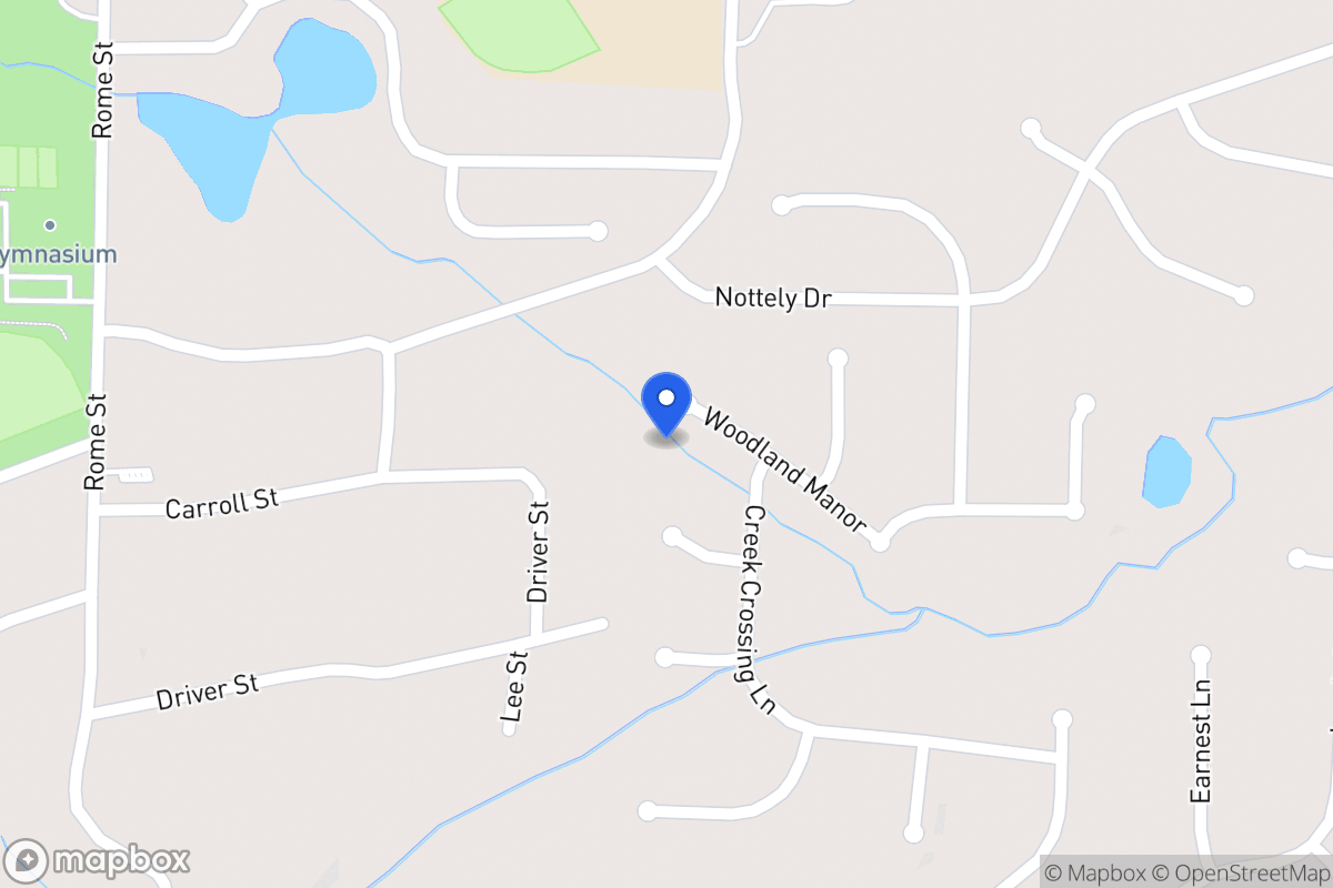 Map of 122 E Woodland Mnr
