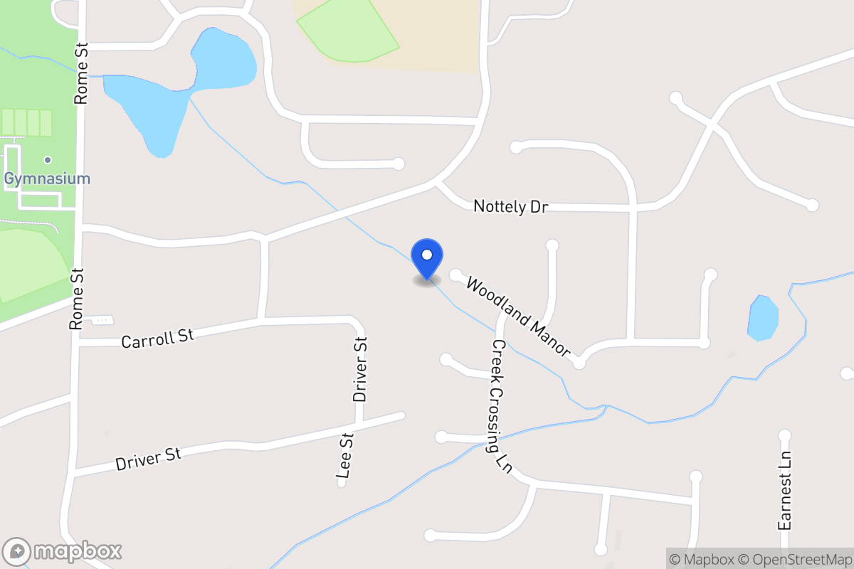 Map of 124 E Woodland Mnr