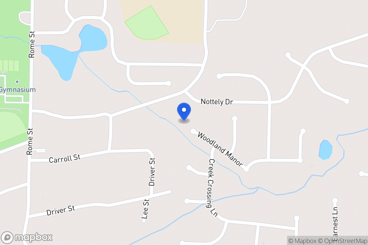 Map of 125 E Woodland Mnr