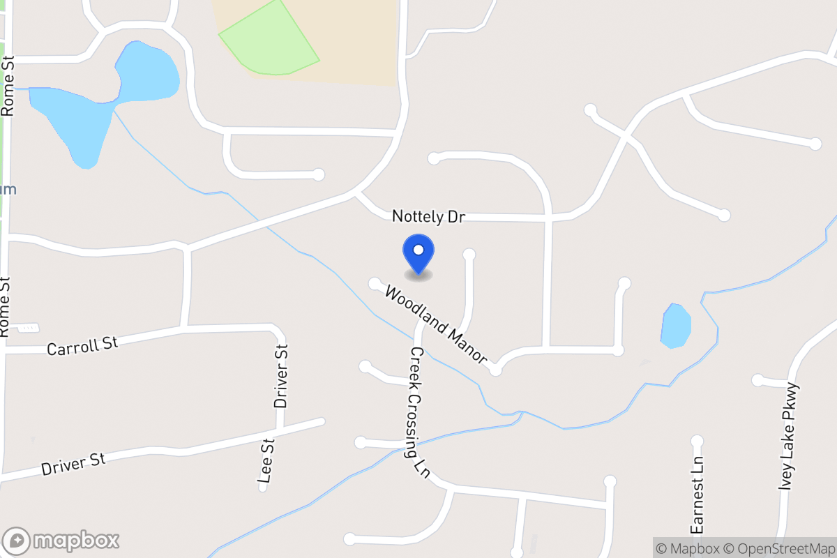 Map of 119 E Woodland Mnr