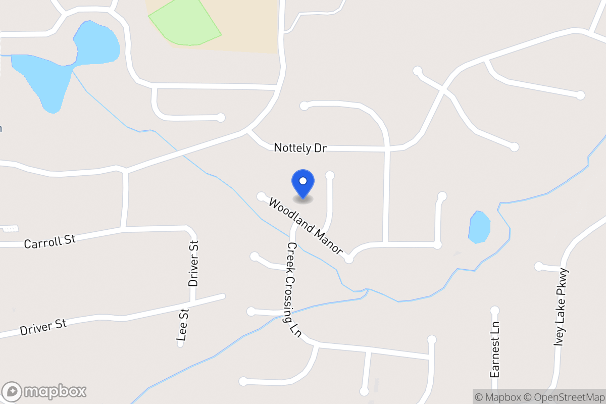 Map of 117 E Woodland Mnr