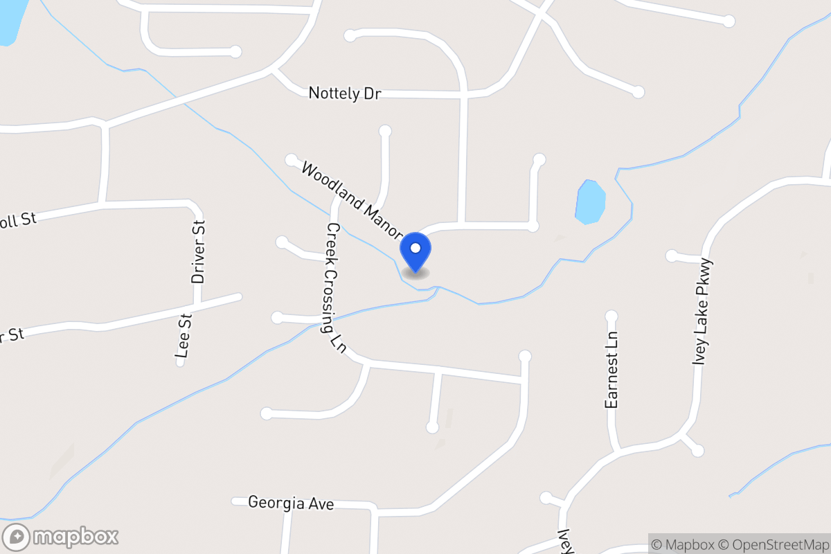 Map of 143 W Woodland Mnr