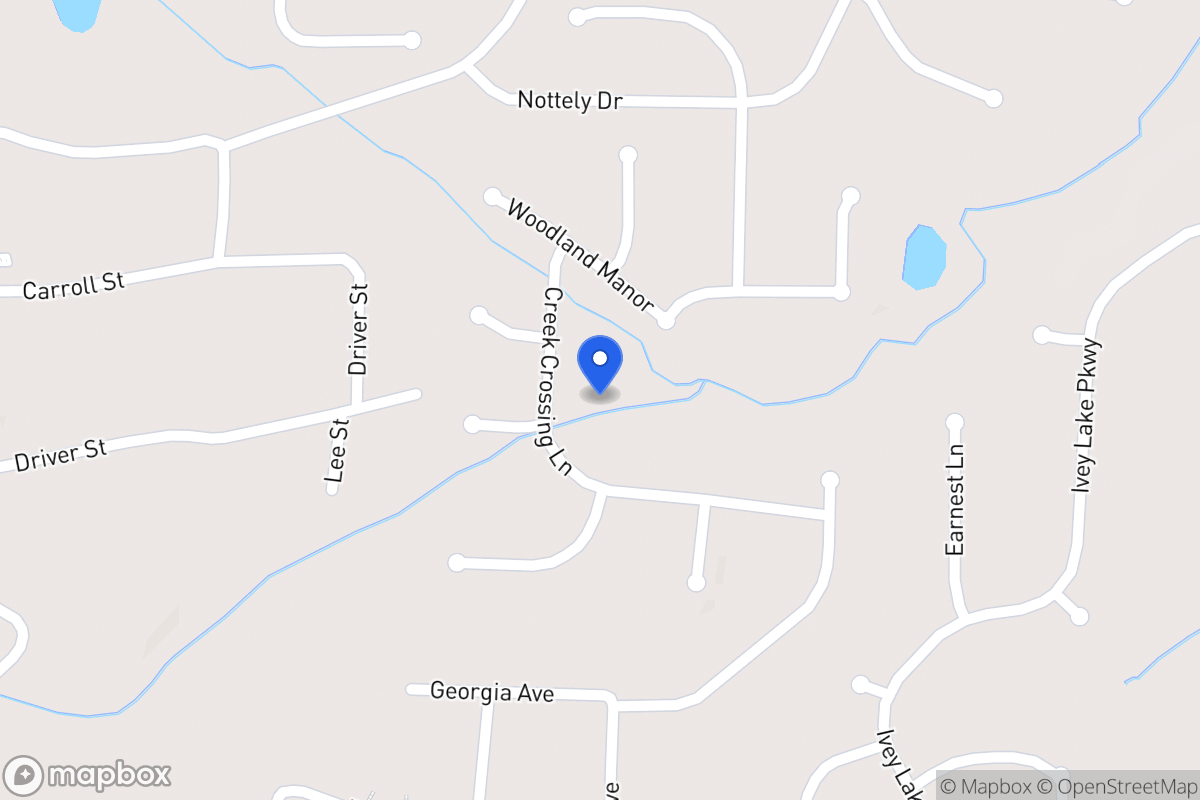 Map of 145 Creek Crossing Ln