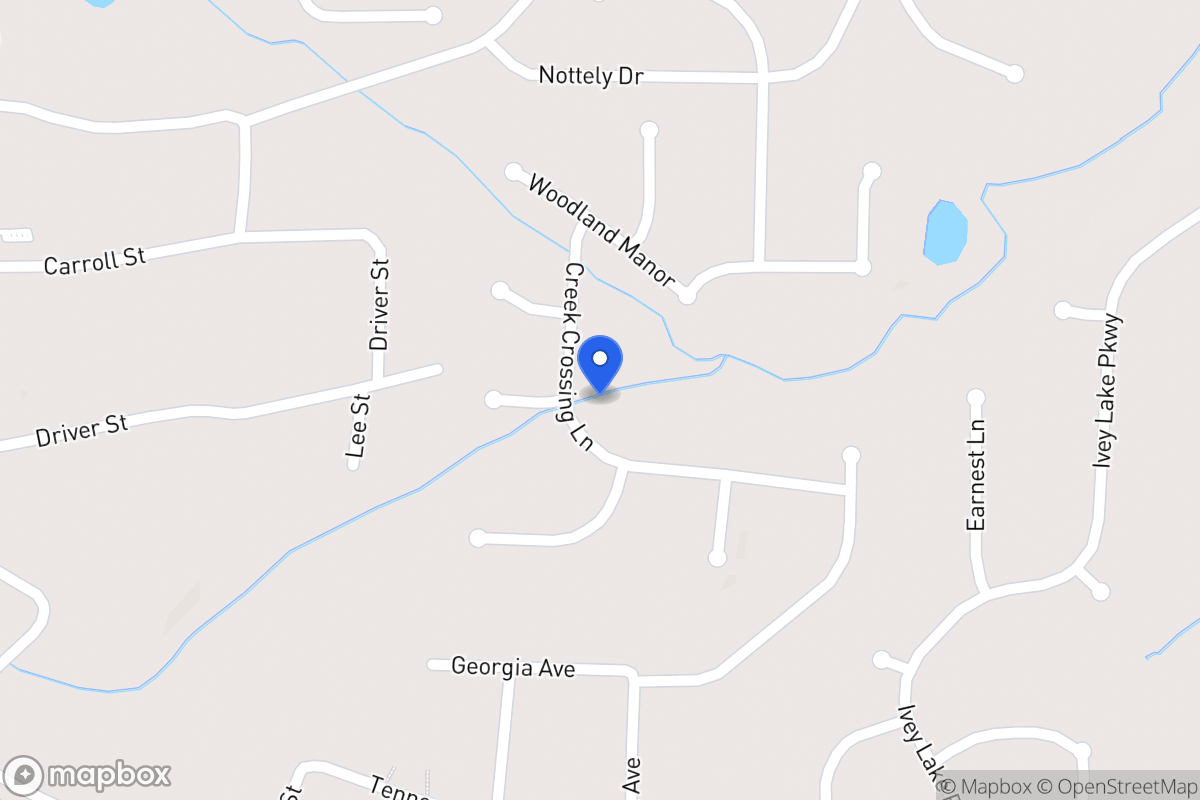 Map of 141 Creek Crossing Ln