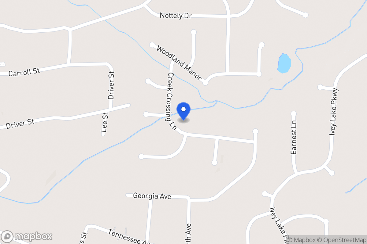 Map of 137 Creek Crossing Ln