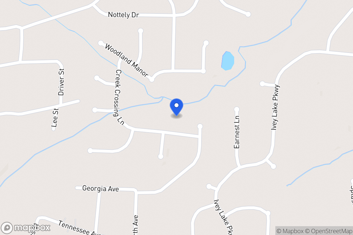 Map of 113 Creek Crossing Ln