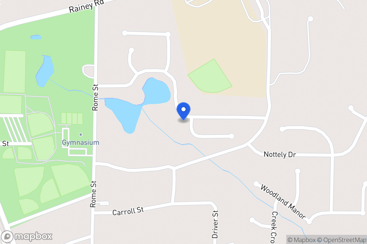 Map of 401 River Bluff Dr