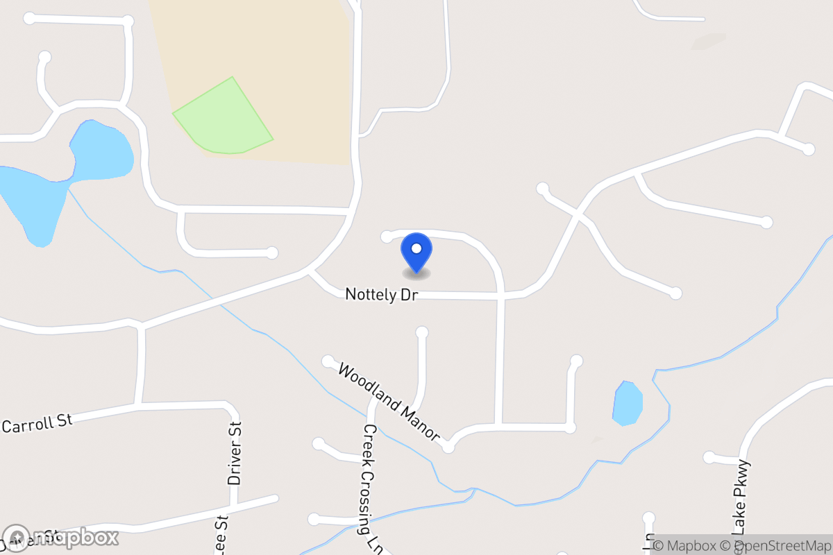 Map of 412 Nottely Dr